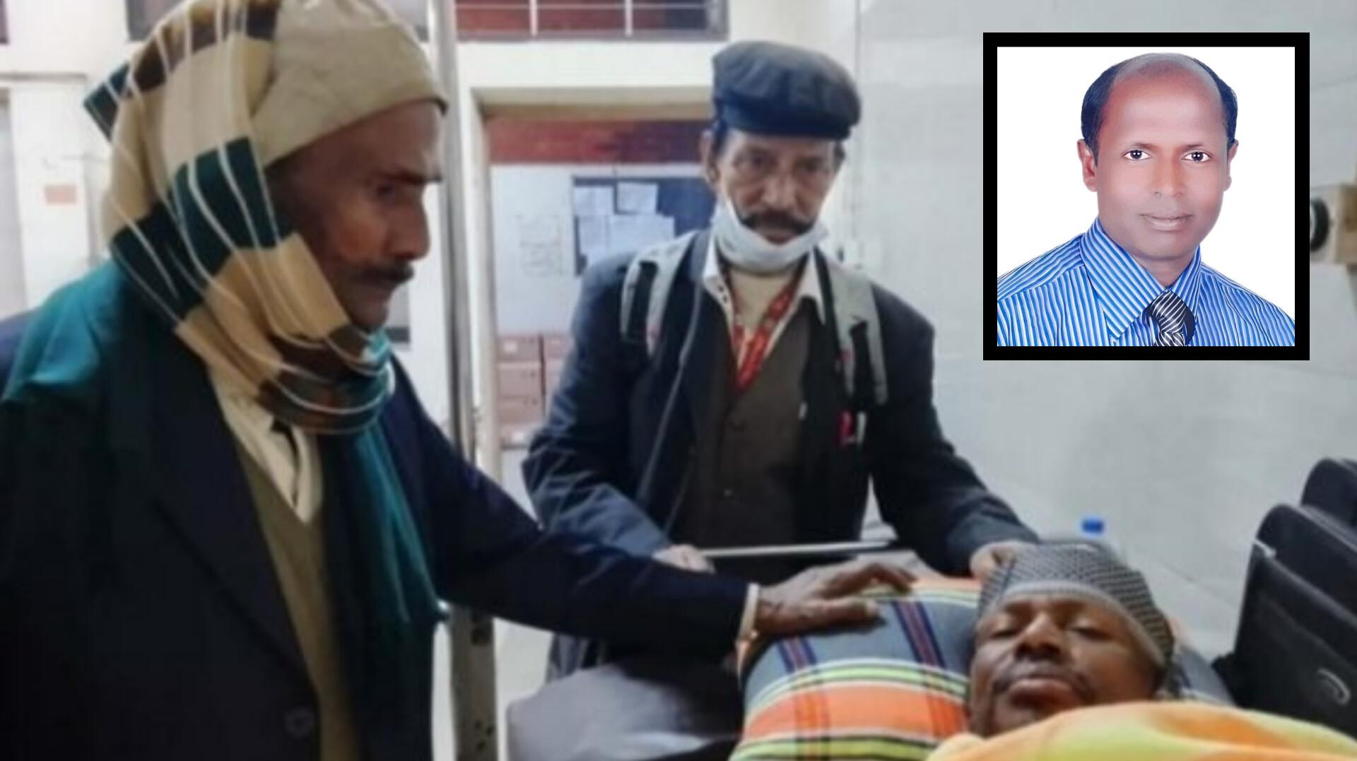 বেপরোয়া উৎসব পরিবহনের তাণ্ডব: পা হারালেন ঢাকা বিভাগীয় প্রেস ক্লাব এর সভাপতি ও দৈনিক রুদ্রবাংলা পত্রিকার  নির্বাহী সম্পাদক মোঃ মতিউর রহমান।